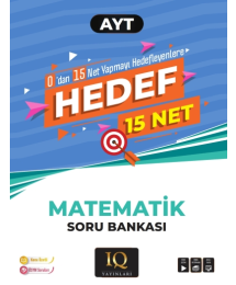 AYT Hedef 15 Net Matematik Soru Bankası IQ Yayınları
