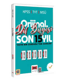 2026 KPSS TYT MSÜ Orijinal Dil Bilgisi Son 15 Yıl Çıkmış Sorular Yargı Yayınları