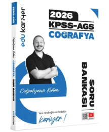 Coğrafyanın Kodları 2026 KPSS-AGS Coğrafya Video Çözümlü Soru Bankası Edu Kariyer