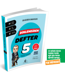 5. Sınıf Dinlendiren Defter (Eker Test) YENİ MÜFREDAT
