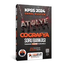2024 KPSS Atölye Serisi Tamamı Video Çözümlü Coğrafya Soru Bankası