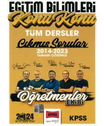 KONU KONU ÇIKMIŞ SORULAR 2014-2023 TAMAMI ÇÖZÜMLÜ ÖĞRETMENLER EKİBİ