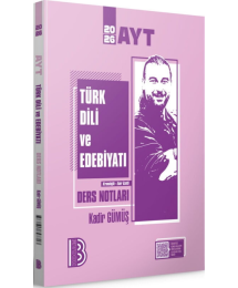2026 AYT Türk Dili ve Edebiyatı Ders Notları Benim Hocam