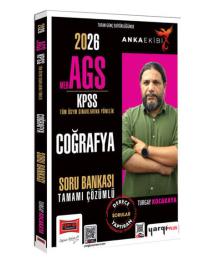 2026 MEB-AGS KPSS Anka Ekibi Tamamı Çözümlü Coğrafya Soru Bankası Yargı Yayınevi