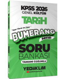 2026 KPSS Genel Kültür Bumerang Tarih Tamamı Çözümlü Soru Bankası