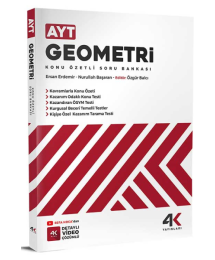 AYT Geometri Konu Özetli Soru Bankası 4K Yayınları