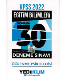 ÖĞRENME PSİKOLOJİSİ 30LU DENEME SINAVI TAMAMI ÇÖZÜMLÜ Fotokopi.SHOP - Öğrencilerin Marketi!