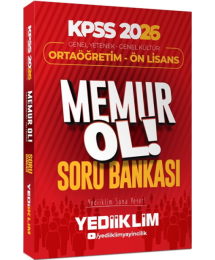 2026 KPSS Genel Yetenek Genel Kültür Ortaöğretim Ön Lisans Memur Ol Soru Bankası Yediiklim Yayınları