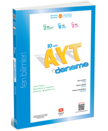 2025 YKS AYT Fen Bilimleri 10 Deneme Çözümlü Üç Dört Beş Yayınları