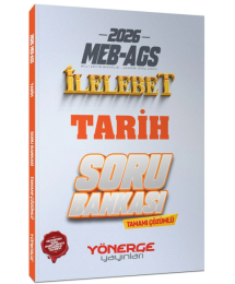 2026 MEB-AGS Tarih İlelebet Soru Bankası Çözümlü Yönerge Yayınları