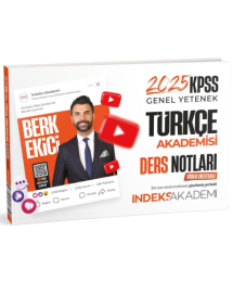İndeks Akademi 2025 KPSS Türkçe Akademisi Video Ders Notları