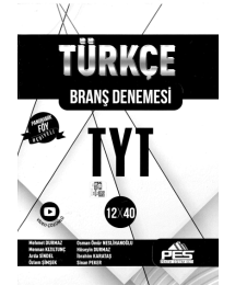 PES Yayınları TYT Türkçe 12 x 40 Branş Denemesi