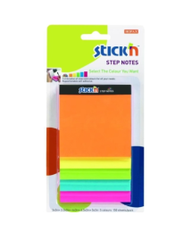 Hopax Stickn Yapışkanlı Not Kağıdı Magıc Küp 5 Neon Mıx Renk 150 Yp