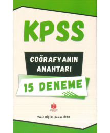 COĞRAFYANIN ANAHTARI 15 DENEME
