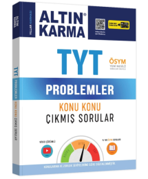 Altın Karma TYT Problemler Konu Konu Çıkmış Sorular (Kolay-Orta-Zor)