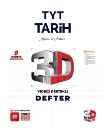 3D Yayınları TYT Tarih Video Destekli Defter