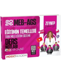 2026 MEB-AGS Eğitimin Temelleri ve Türk Milli Eğitim Sistemi Video Ders Notları İndeks Akademi Yayıncılık