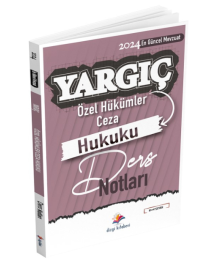 Dizgi Kitap 2024 Hakimlik YARGIÇ Ceza Hukuku Özel Hükümler Ders Notları - Murat Soylu Dizgi Kitap