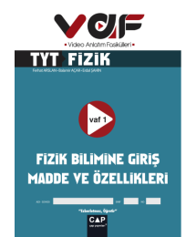 TYT Fizik Video Anlatım Fasikülleri Vaf Yayınları