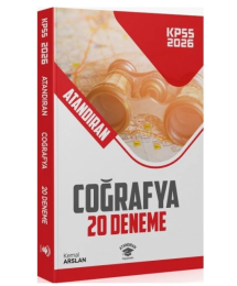 2026 KPSS Coğrafya 20 Deneme Çözümlü Atandıran Yayıncılık