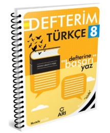 8. Sınıf Türkçemino Akıllı Türkçe Defteri Arı Yayıncılık