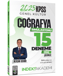2025 KPSS Coğrafya Simülasyonu 15 Deneme Çözümlü İndeks Akademi