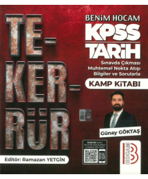 TEKERRÜR TARİH KAMP KİTABI SINAVDA ÇIKMASI MUHTEMEL NOKTA ATIŞI BİLGİLER VE SORULARLA