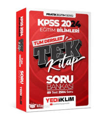 2024 KPSS Eğitim Bilimleri Tüm Dersler Tek Kitap Soru Bankası