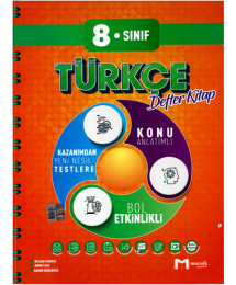 8. Sınıf Türkçe İntro Defter Kitap Mozaik Yayınları