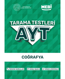 AYT Tarama Testleri Coğrafya MEBİ OGM