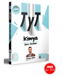 2025 TYT Kimya Ders Notları Benim Hocam Yayınları