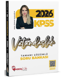 2026 KPSS Vatandaşlık Soru Bankası Çözümlü Esra Özkan Karaoğlu Hoca Kafası Yayınları
