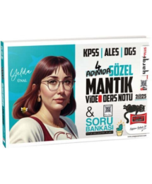 2025 KPSS ALES DGS 4 Adımda Sözel Mantık Video Ders Notu & Soru Bankası (Yelda Ünal) Yargı Yayınları