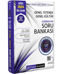 2024 KPSS Genel Yetenek Genel Kültür Ön Lisans Ezberbozan Soru Bankası