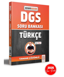 2025 DGS Türkçe Tamamı Çözümlü Soru Bankası Benim Hocam Yayınları