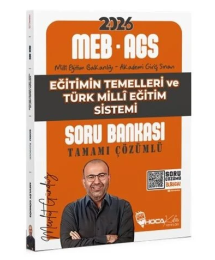 2026 MEB-AGS Eğitimin Temelleri ve Türk Milli Eğitim Sistemi Soru Bankası Çözümlü Hoca Kafası Yayınları