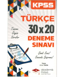TÜRKÇE 30*20 DENEME SINAVI
