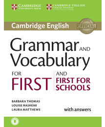 Grammar and Vocabulary for First and First for Schools Book with Answers