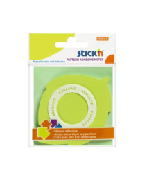 Hopax Stıckn Yapışkanlı Not Kağıdı Yaprak Şekilli 50 YP 70x70 Yeşil
