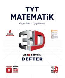 2025 TYT Matematik Video Destekli Defter 3D Yayınları