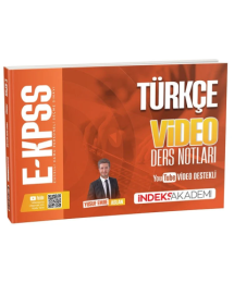 2026 EKPSS Türkçe Video Ders Notları Yusuf Emre Aslan İndeks Akademi Yayıncılık
