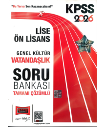 VATANDAŞLIK 2026 KPSS Lise Ön Lisans GK-GY Tüm Dersler Tamamı Çözümlü Modüler Soru Bankası Yargı Yayınları