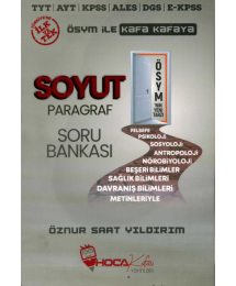 SOYUT PARAGRAF ÖSYM ile KAFA KAFAYA SORU BANKASI ÖZNUR SAAT YILDIRIM