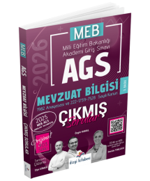 2026 MEB-AGS Mevzuat Bilgisi Çıkmış Sorular Çözümlü Dizgi Kitap