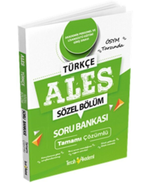 ALES Türkçe Sözel Bölüm Tamamı Çözümlü Soru Bankası Tercih Akademi