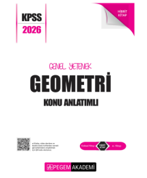 GEOMETRİ 2026 KPSS Genel Yetenek Genel Kültür Lisans Konu Anlatımlı Modüler Set Pegem Yayınları