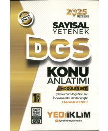 YEDİİKLİM DGS SAYISAL KONU ANLATIM 2025