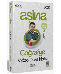 2025 KPSS Coğrafya Aşina Video Ders Notu İsem Yayınları