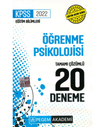 ÖĞRENME PSİKOLOJİSİ 20 DENEME ÇÖZÜMLÜ