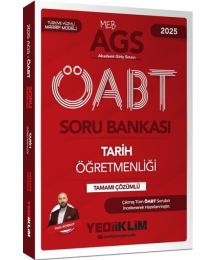 2025 MEB AGS ÖABT Tarih Öğretmenliği Tamamı Çözümlü Soru Bankası Yediiklim Yayınları